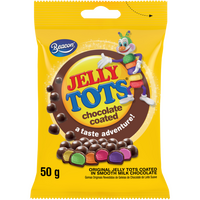 Beacon Jelly Tots Chocolate Coated 50g