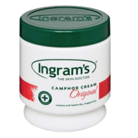 Ingrams Camphor Cream Regular WHITE 500g PAST BB