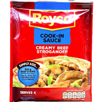 Royco Cook In Sauces Creamy Beef Stroganoff PAST BB