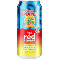 Tropika Red Square Pineapple flavoured Spirit Cooler 440mL