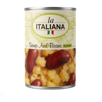 La Italiana Samp and Beans 410g Tin 