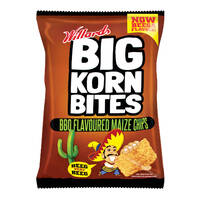 Willards Big Korn Bites BBQ 120G