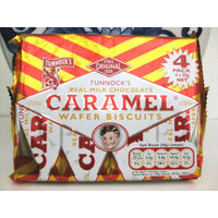 Tunnocks Caramel Wafer 4 x 30g pack 