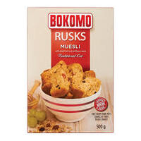 BOKOMO RUSKS MUSELI 500G