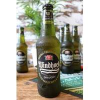 Windhoek Draught  330ml (maximum per client 1,250ml) 4 bottles only