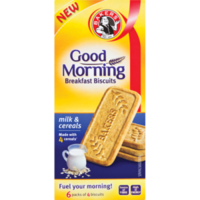 Bakers Good Morning Breakfast Biscuit  Milk Cereal 300g