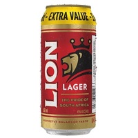 Lion Lager Large Can 500ml  each (max 3 per order)