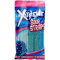 X-TREME Sour Straps Blue Raspberry Flavour 160g