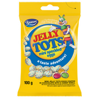 Beacon Jelly Tots MINI SPECKLED EGGS 100G 