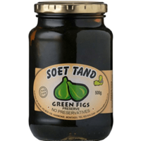 SoetTand Green Figs Preserve (WHOLE) 500g