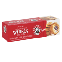 Bakers Strawberry Whirls 200g Past "BBD"