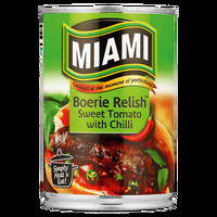 Miami Boerie Relish Sweet Tomato Chilli  450G
