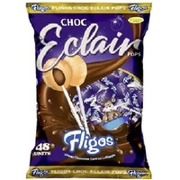 Flingos Lollipops Choc Eclairs 20g