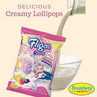 Flingos Lollipops Creamy  20g