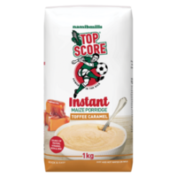 Namibmills Top Score Instant Porridge - TOFFEE CARAMEL 1kg PAST "BB"