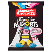 MAYNARDS ALL SORTSLIQUORICE UK 130g