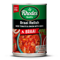 Rhodes Braai Relish  410g Tin