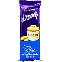 Cadbury Creamy White With Shortcake Biscuit 80g PAST BBD