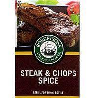 Robertsons Spice Refill Steak & Chop 160g box