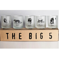Gift Africa's Big Five Whisky Glass Set ( LIMITED STOCK)
