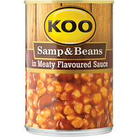 Koo Samp & Beans in Meaty Flavoured  Sauce 400g PAST BBD 