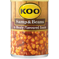 Koo Samp & Beans in Meaty Flavoured  Sauce 400g PAST BBD 