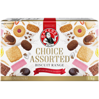Bakers Choice ASSORTED  Biscuits 1KG PAST BBD