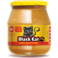 Black Cat Peanut Butter No Sugar/Salt 400g