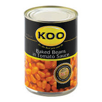 Koo Baked Beans in Tomato Sauce 410g Tin
