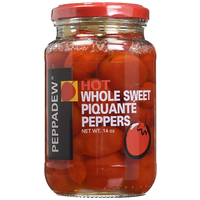 Peppadew WHOLE HOT Sweet Peppers 400g jar