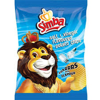 Simba Crisps Salt & Vinegar 125g Packet