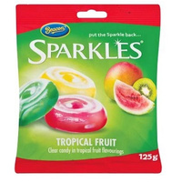Beacon Sparkles Tropical Fruit 125g bag