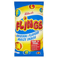 Willards Flings  150g Packet