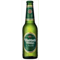 Windhoek Lager 330ml (maximum per client 1,250ml) 4 bottles only